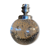 Pied de lampe en cristal signé Schneider 1950