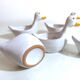 Lot de 5 coquetiers canard vintage
