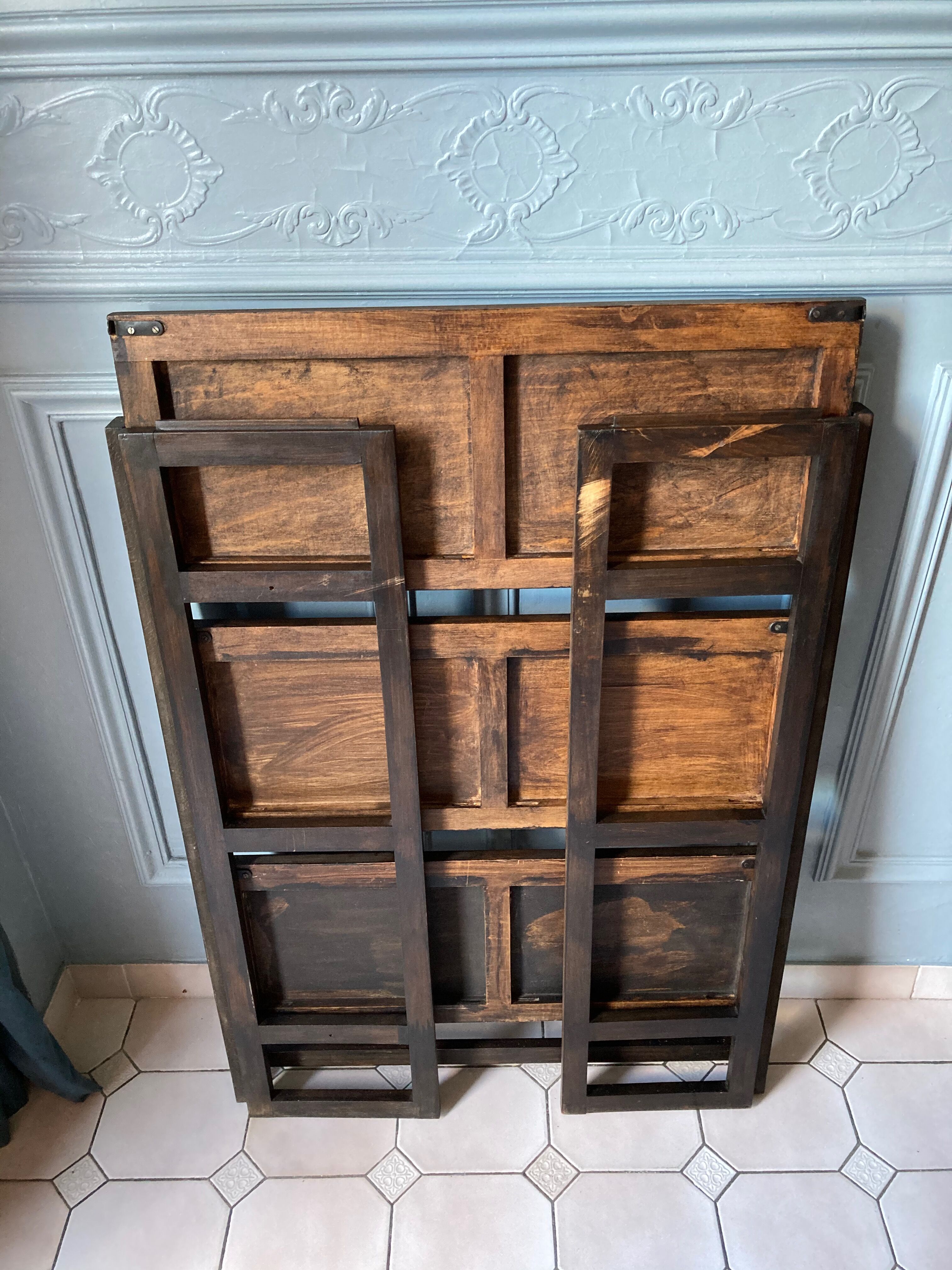 Vintage plant rack duo