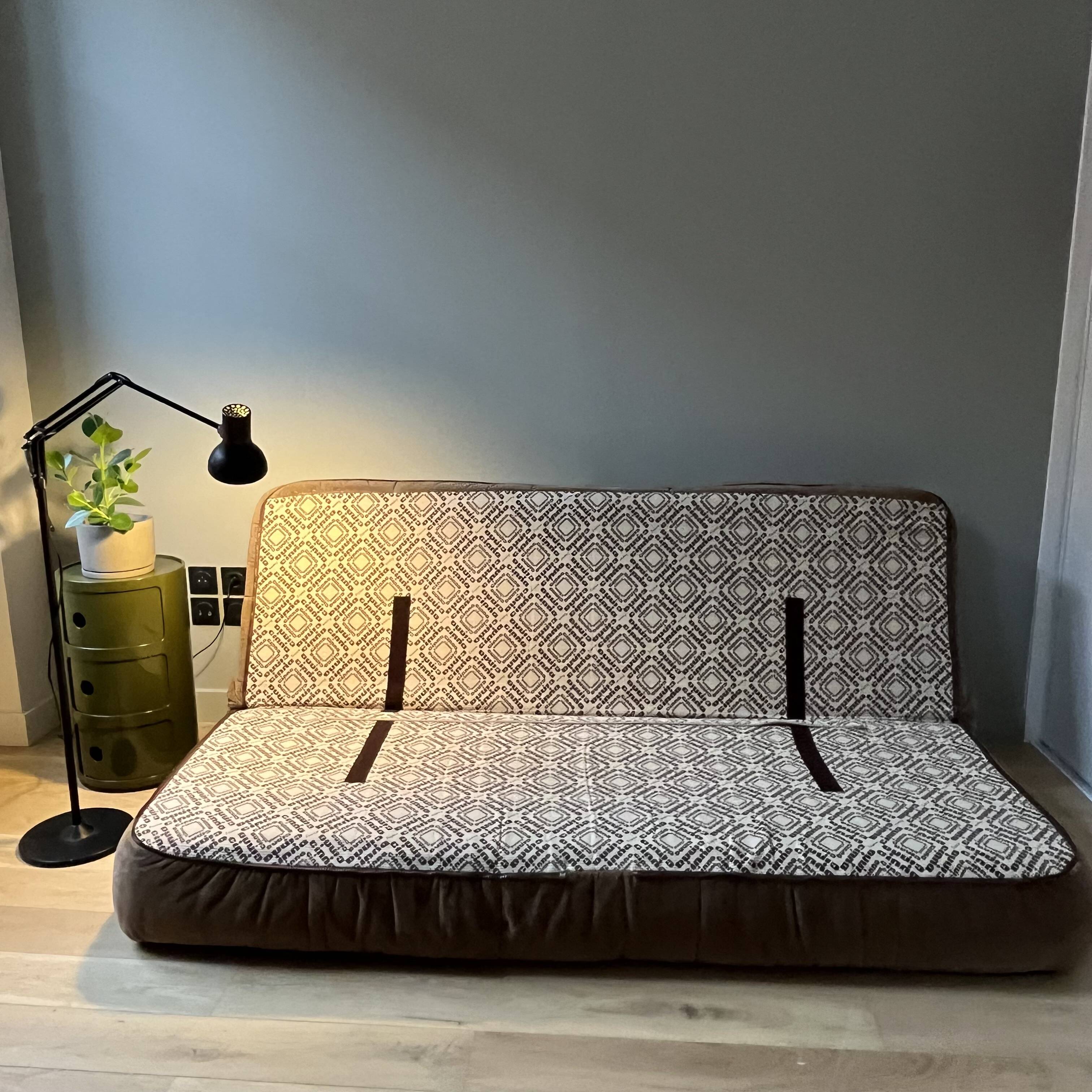 Vintage Cinna sofa model Gao Brown velvet