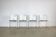 Set of 4 industrial stacking chairs