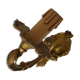 Bronze wall lamp