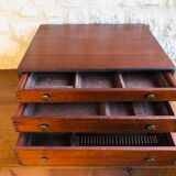 Storage box has vintage covers, 50s