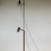 Rare Midcentury Floor to Ceiling Lamp by Josef Hůrka for Napako, 1960s