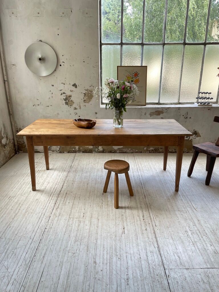 Farm table pine and walnut 2m