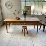 Farm table pine and walnut 2m