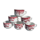 Tasses vintage luneville