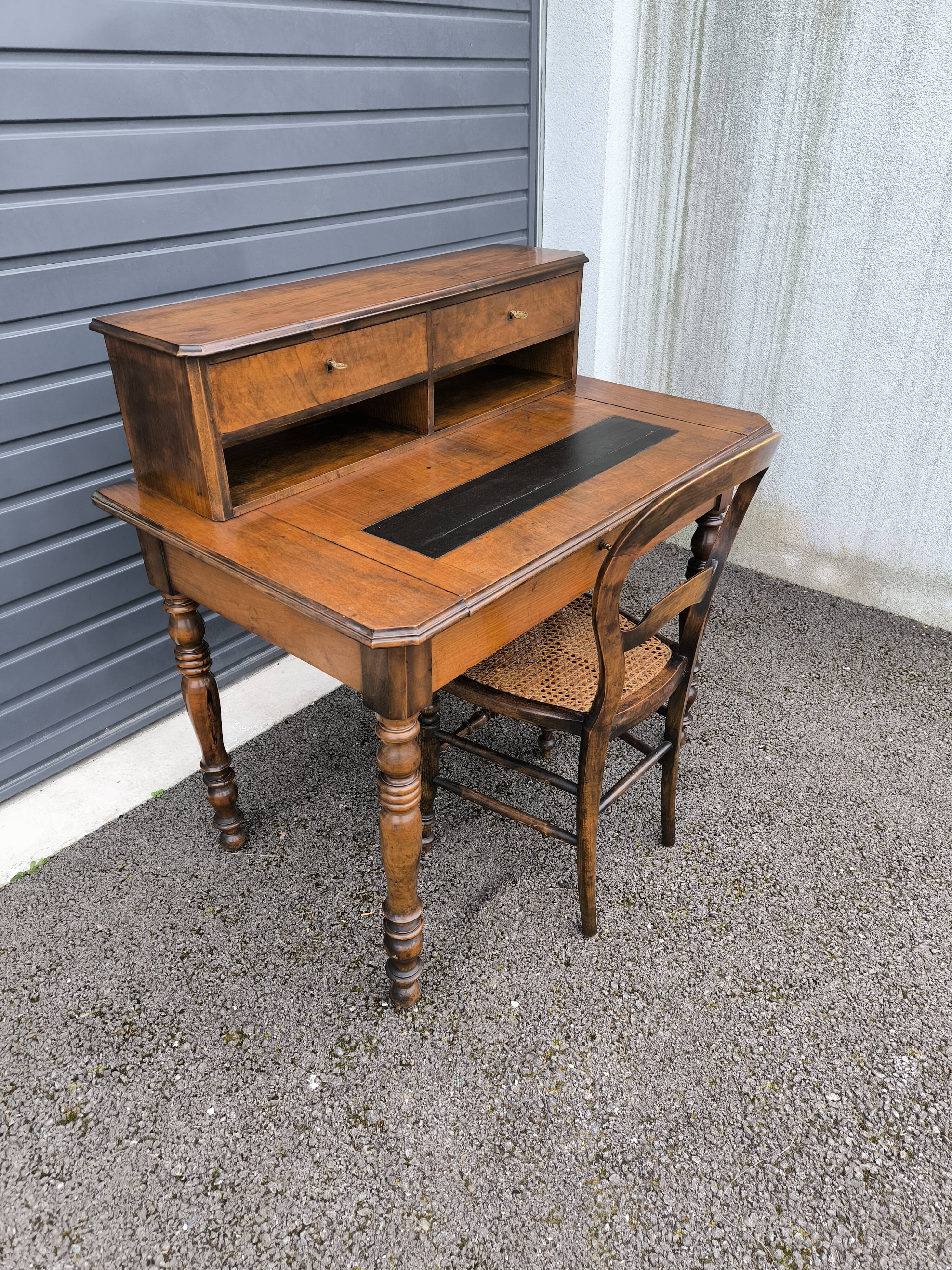 Louis Philippe style stepped flat desk
