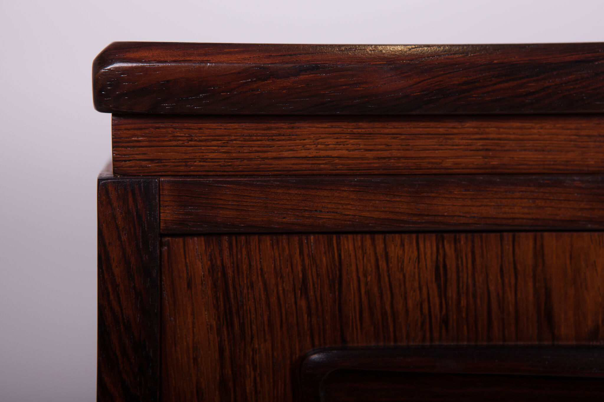 Rosewood desk by J. Svenstrup for A.P Mobler, 1960s