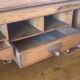 American desk with oak curtain