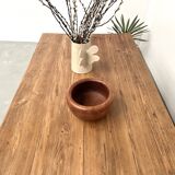1950s farmhouse table, oak and pine
