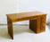 Small cubist Art Deco desk in walnut veneer, Belgium, 1930.