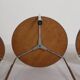 Set of 3 side tables, nesting tables Vaza Roden, 1960s.
