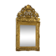 Miroir régence en bois sculpté doré début XVIIIème siècle