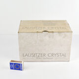 1990s 6 glasses Lausitzer Crystal Weisswasser Fruchtquell, Germany
