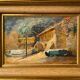 Painting by Aristide Armand HSP Marine near Nice Saint Tropez + frame