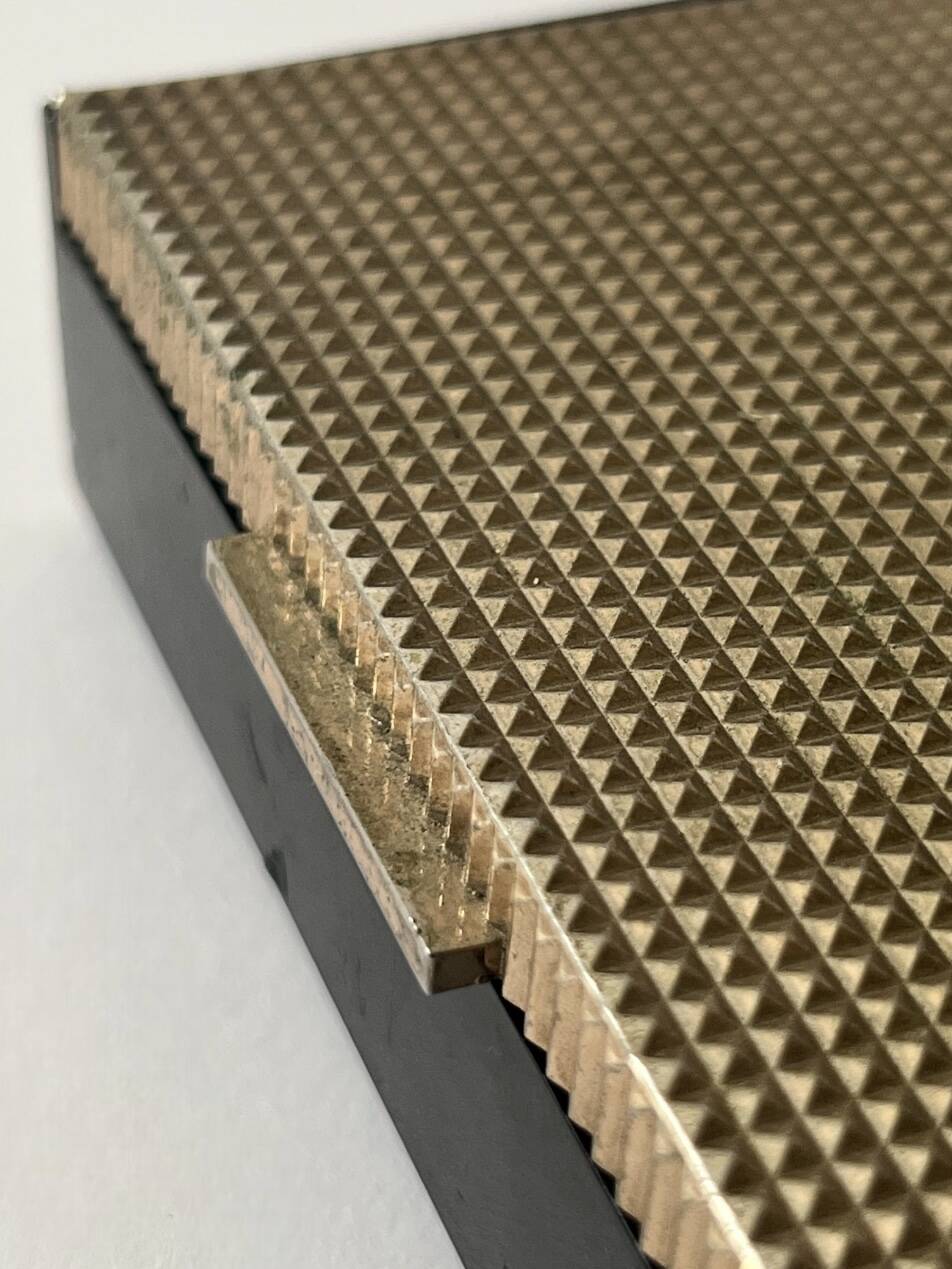 Bakelite and brass pocket emptier, 1970s design