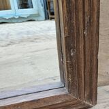Burmese teak mirror