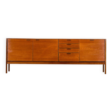 Mid-Century Sideboard by Meredew (Brown Leather Handles)