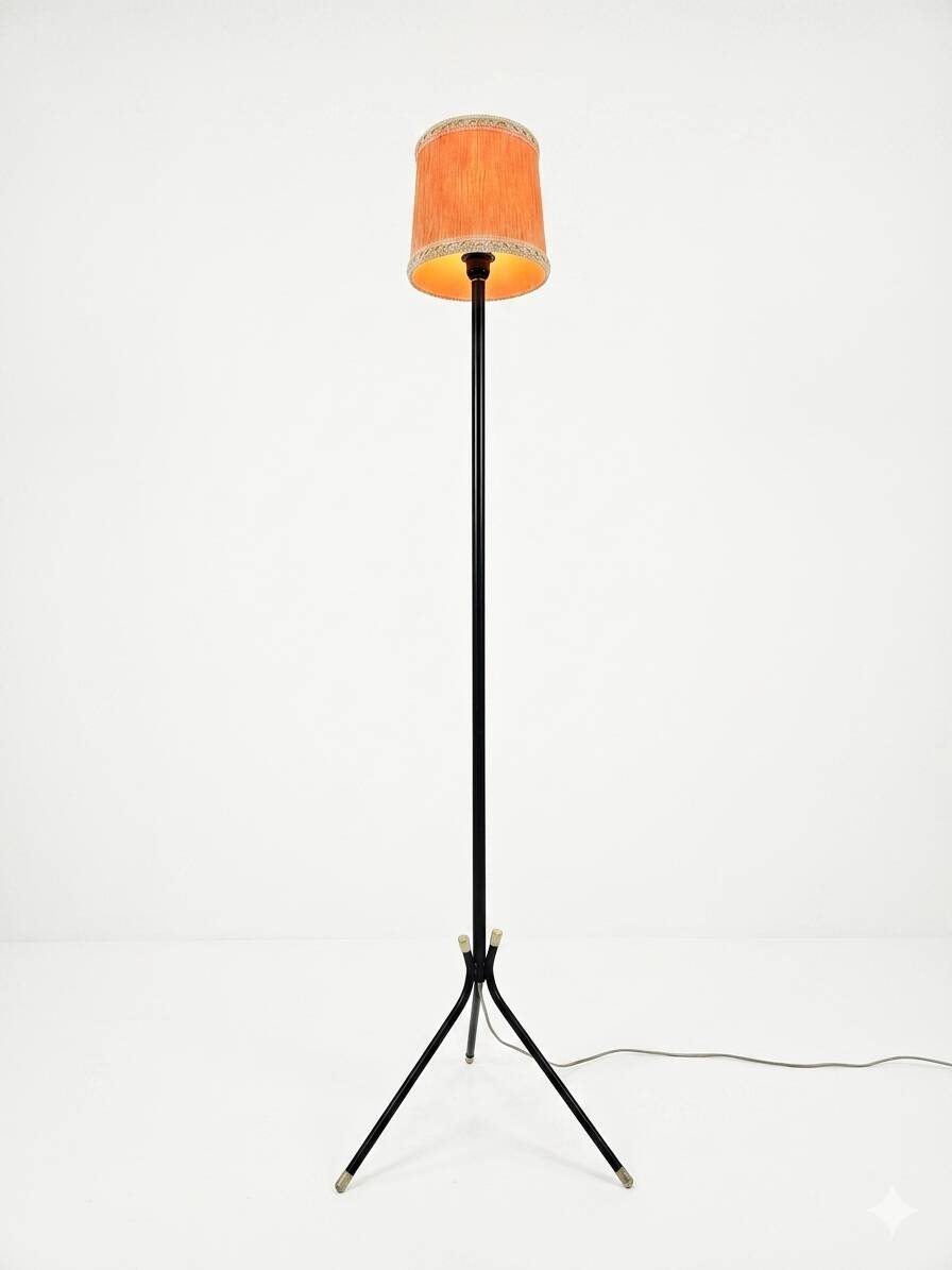 Lampadaire tripode vintage des années 60