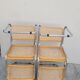 Series of 4 Marcel Breuer B32 chairs signed Italy - 1970s