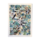 Peinture A3 Fleurs et feuillages du soir