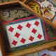 Yellow Dwarf in wooden dated 1921 with tokens