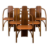 Suite de 6 chaises italiennes de Mario Marenco & Antonella Scarpitta