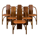 Set of 6 Italian chairs by Mario Marenco & Antonella Scarpitta