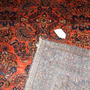 Handmade antique Persian Sarouk rug 4' x 6.4' (122cm x 195cm) 1920s - 1B790
