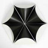 Set of six very rare large 1970s metal wall lights by Staff | Model 2020/21