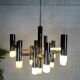 Vintage design 'hexagon' black & gold chandelier – Boulanger