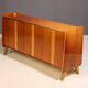 Vintage walnut sideboard, chest of drawers by František Jirák, 1970s, Czechoslovakia