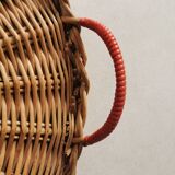 70's wicker tray