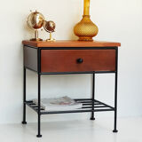 Wood and metal extra furniture