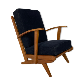 vintage, modernist mid-century, easy chair, 1950s