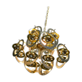 Vintage chandelier 70s planet