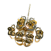 Lustre vintage années 70 planète