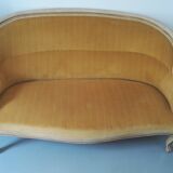 Sofa basket Louis Philippe mustard