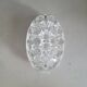 Large molded glass flower holder
