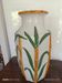 large bamboo vase signed Cartens Germany 1960