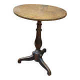 Walnut pedestal table