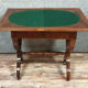 Table a jeux époque Empire, Restauration en acajou vers 1810