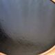 Table basse ronde en rotin vintage
