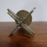 Brutalist Bronze Candleholder, 1960s