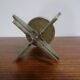 Brutalist Bronze Candleholder, 1960s