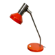 Vintage orange east german table lamp from aka leuchten, 1970s