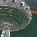 Coupelle bonbonnière verre moulé pressé