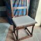 Set of 6 antique hazelwood chairs, 17th–18th century