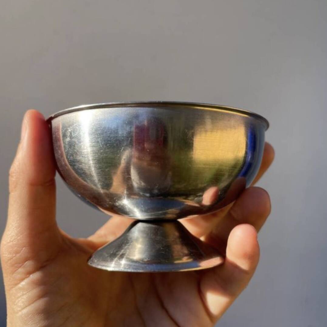 12 vintage stainless steel bowls